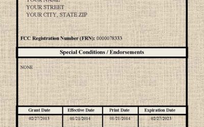 How-to: Paper copy of your FCC license